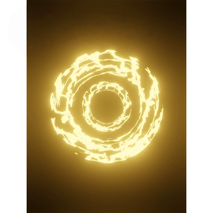 blender火环动画火圈场景动态模型建模渲染灯光发光2388