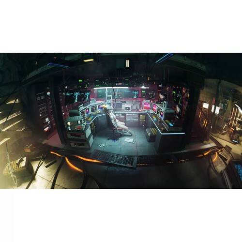 UE5未来科幻室内控制室KitBash3D CyberPunk Interiors带blender