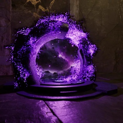 UE4UE5魔法传送门梦幻境特效Portal VFX Enhanced