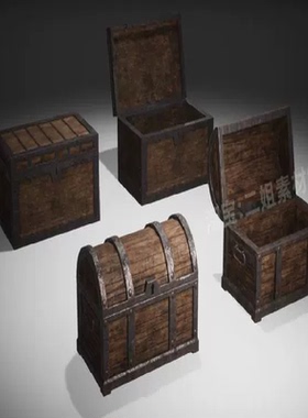 Eighteen Fantasy Chests Pack中世纪奇幻宝箱UE5.1虚幻引擎箱子