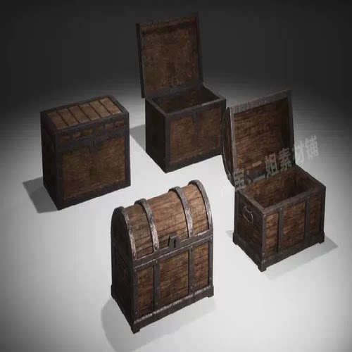 Eighteen Fantasy Chests Pack中世纪奇幻宝箱UE5.1虚幻引擎箱子