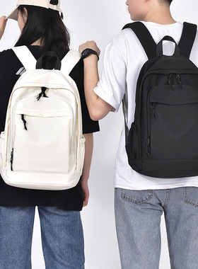 休闲男女款双肩背包简约大容量电脑包户外旅行包潮流百搭学生书包