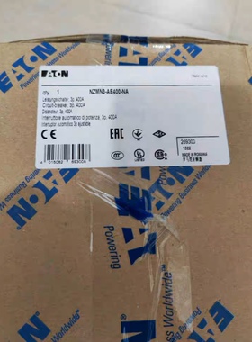 伊顿穆勒NZMN3-AE400-NA塑壳断路器出口北美UL489CSA认证原装正品