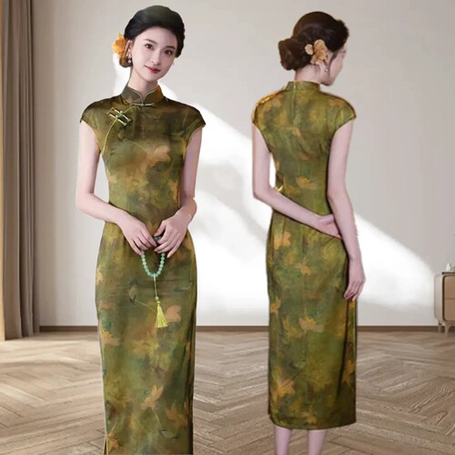 旗袍夏季新款2026新中式少女年轻款日常改良气质连衣裙送考高考可