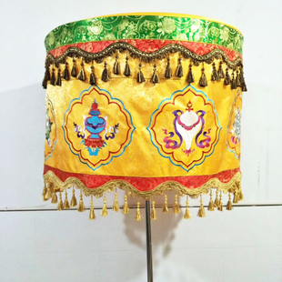 福慧佛具佛堂供具布艺装饰大殿挂幡龙门80厘米庄严暗花宝盖华盖