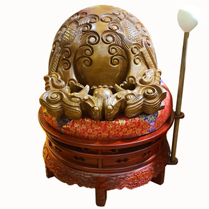 禅修法器佛具铜磬香炉木鱼拜垫