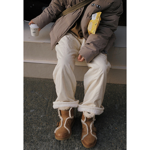 显瘦裤 STILLYOU升级保暖加厚加绒休闲裤 棉裤 冬季 子 女宽松直筒工装