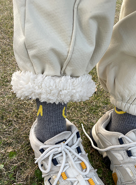 STILLYOU人人都保暖！加毛加厚纯色休闲长裤女防风抗冻收口裤棉裤