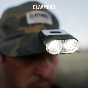 韩国CLAYMORE手动传感器钓鱼骑行远征系列帽灯/官方质保/120H爆款