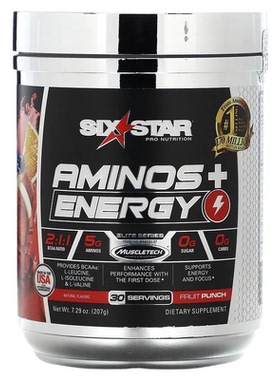 美国原装muscletech麦斯泰克SIXSTAR氮泵pre-workout支链氨基酸