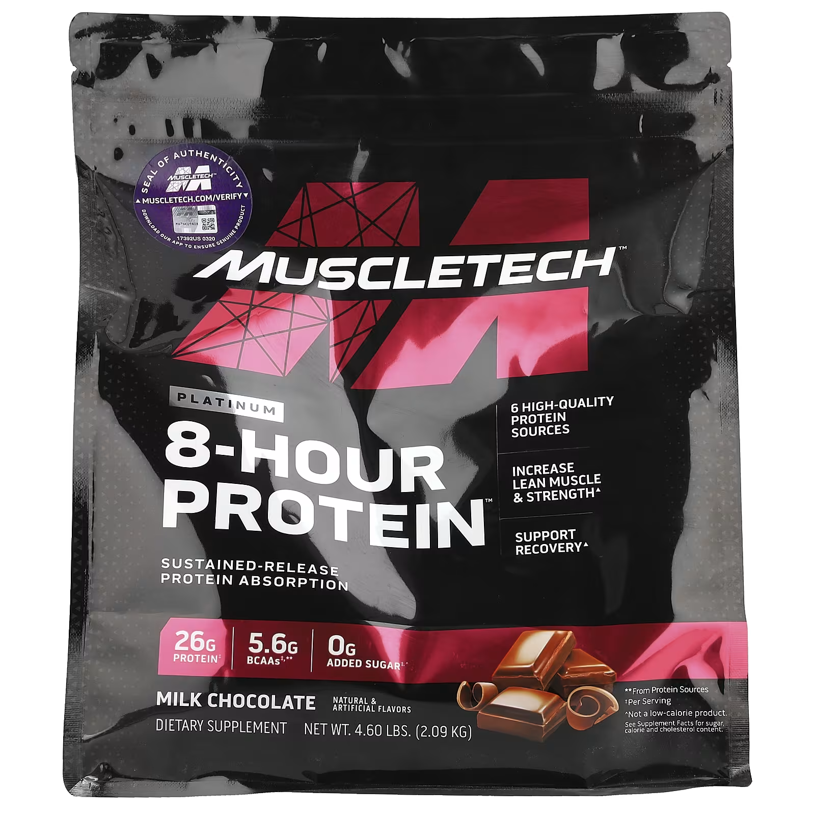美国原装进口MUSCLETECH乳清蛋白粉增肌肉缓释蛋白8重酪蛋白男女