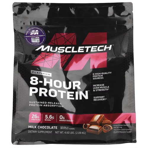 美国原装进口MUSCLETECH乳清蛋白粉增肌肉缓释蛋白8重酪蛋白男女