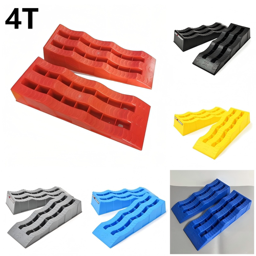 汽车坡道斜坡板 橡胶便携式汽车塑料坡道 马路防滑车用升降换机油
