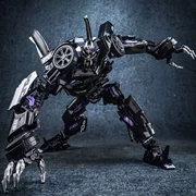 Đồ chơi biến hình King Kong Black Mamba LS02SS xe cảnh sát chặn xe robot cậu bé lắp ráp mô hình tại chỗ - Gundam / Mech Model / Robot / Transformers