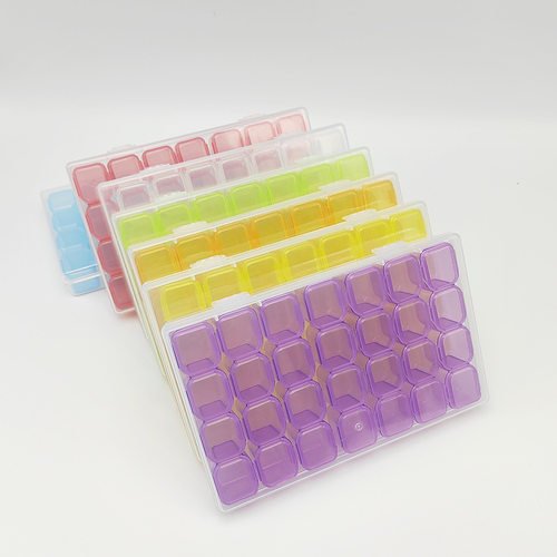 收纳盒钻石画工具贴钻神器美甲盒