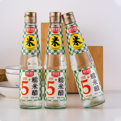 厨邦糯米醋420ml*35度酿造食醋