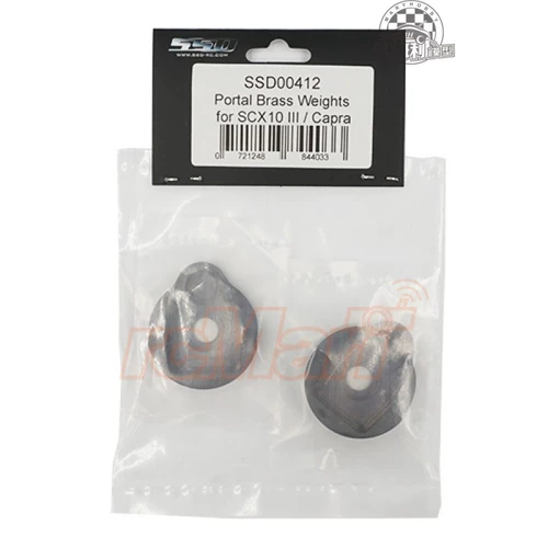 SSD Brass Counterween SCX10 III/CAPRA 2 PCS #SSD00400 SSD00412