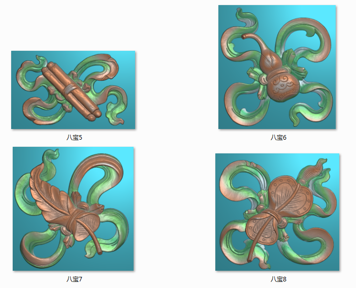 精雕图浮雕图扫描图灰度图 新款四宝 寺庙 砖雕