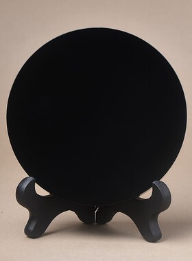 石头画支架盘子托架实木展示架摆件小底座鹅卵石普洱茶架子茶饼架