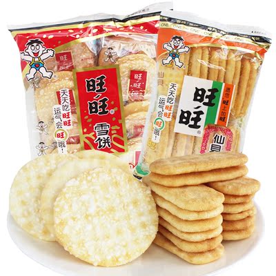 雪饼84g办公室膨化食品儿童饼干