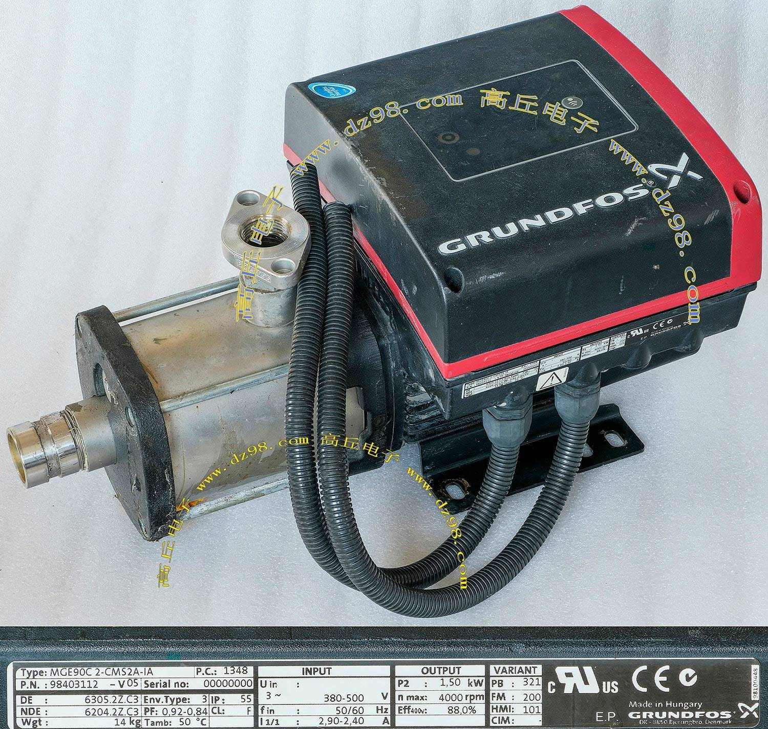 瑞士 MGE90C2-CMS2A-IA 380/500V 1.5KW 三相 水泵