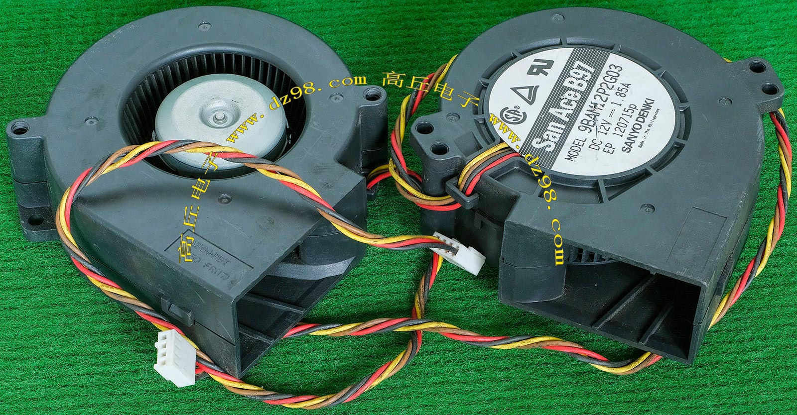 三洋San Ace B97 9BAM12P2G03 12V 1.85A 离心风机 风扇 鼓风机