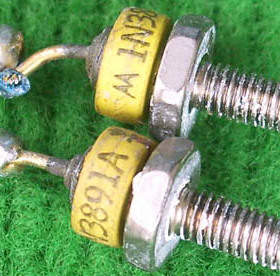 拆机 莫托罗拉1N3891A金属封装快恢复高速二极管200V 20A实物现货