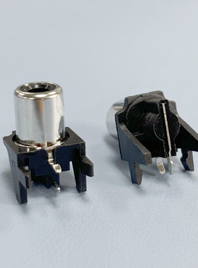 AV1-8.4-45超薄单孔视频AV插座莲花式媒体音频RCA插座全铜耐高温