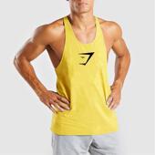 衣服 休闲棉质运动无袖 健身工字背心男士 潮流跑步训练篮球器械修身