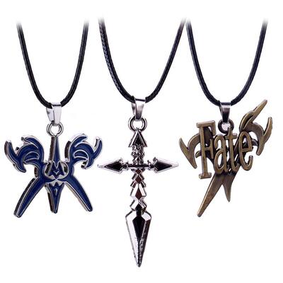 命运守护之夜亚瑟王项链英吊坠