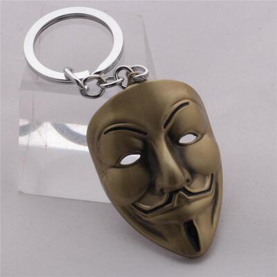 V字仇杀队周边怪客面具钥匙扣