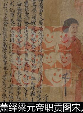 VVJ南朝梁代萧绎梁元帝职贡图宋摹本分辨率72非高清小图素材资料
