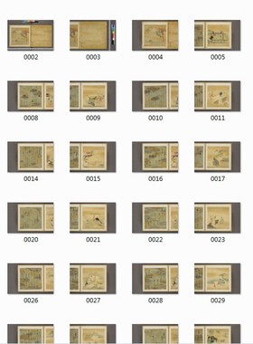 FL古典文学名著源氏物語画帖素材资料参考123 425MB JPG格式