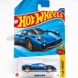 225号 PAGANI UTOPIA 帕加尼 蓝色美泰风火轮合金小跑车