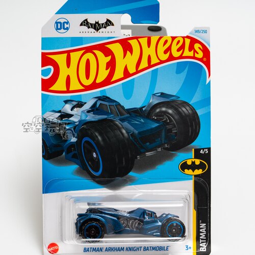 149号 蝙蝠侠ARKHAM KNIGHT BATMOBILE  深蓝色 风火轮合金小跑车