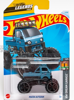 1号 MAZDA AUTOZAM 马自达 深蓝色 美泰风火轮合金小跑车