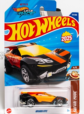 171号 AMARU GTC 橙色 风火轮合金小跑车