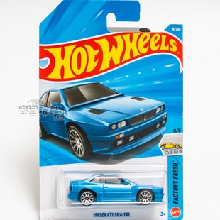 16号 MASERATI SHAMAL 玛莎拉蒂 蓝色 风火轮合金小跑车