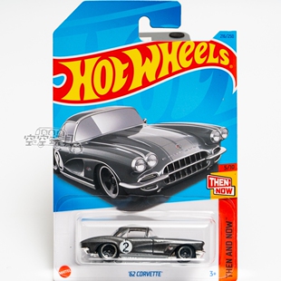 216号 '62 CORVETTE 克尔维特 深灰色 美泰风火轮合金小跑车