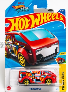 35号 THE VANSTER 红色 风火轮合金小跑车