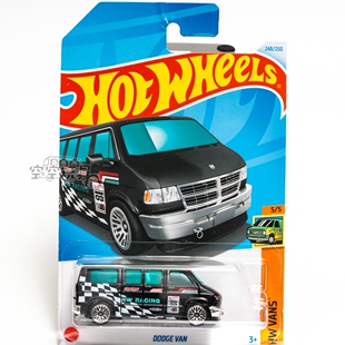 黑色 248号 道奇 VAN 风火轮合金小跑车 DODGE