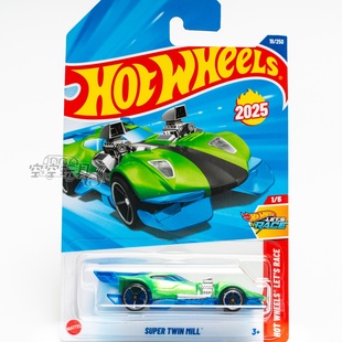 19号 SUPER TWIN MILL 白色 风火轮合金小跑车