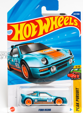 超宝247号 FORD RS200 福特 GULF天蓝色 风火轮 PEAK PURSUIT系列