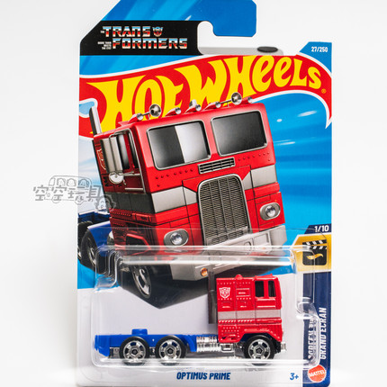 27号 OPTIMUS PRIME 变形金刚 擎天柱 红色 风火轮合金小跑车