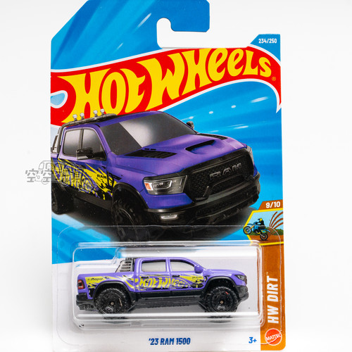234号 '23 RAM 1500 道奇公羊 紫色 风火轮合金小跑车