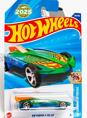 126号 HW FORMULA SOLAR 绿色 风火轮合金小跑车