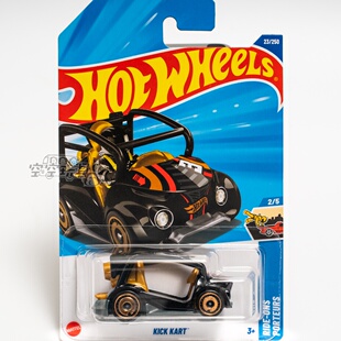 黑色 KART 风火轮合金小跑车 KICK 23号