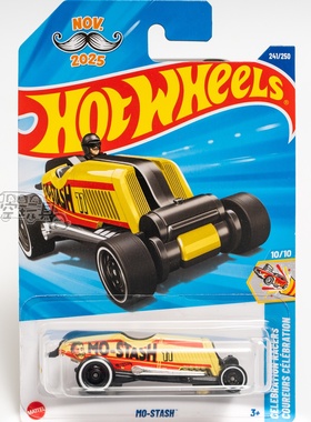 241号 MO-STASH 粉黄色 风火轮合金小跑车