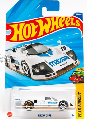 226号 MAZDA 787B 马自达 白色 风火轮合金小跑车