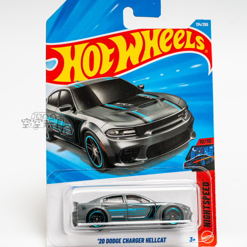 134号 '20 DODGE CHARGER HELLCAT 道奇地狱猫  风火轮合金小跑车